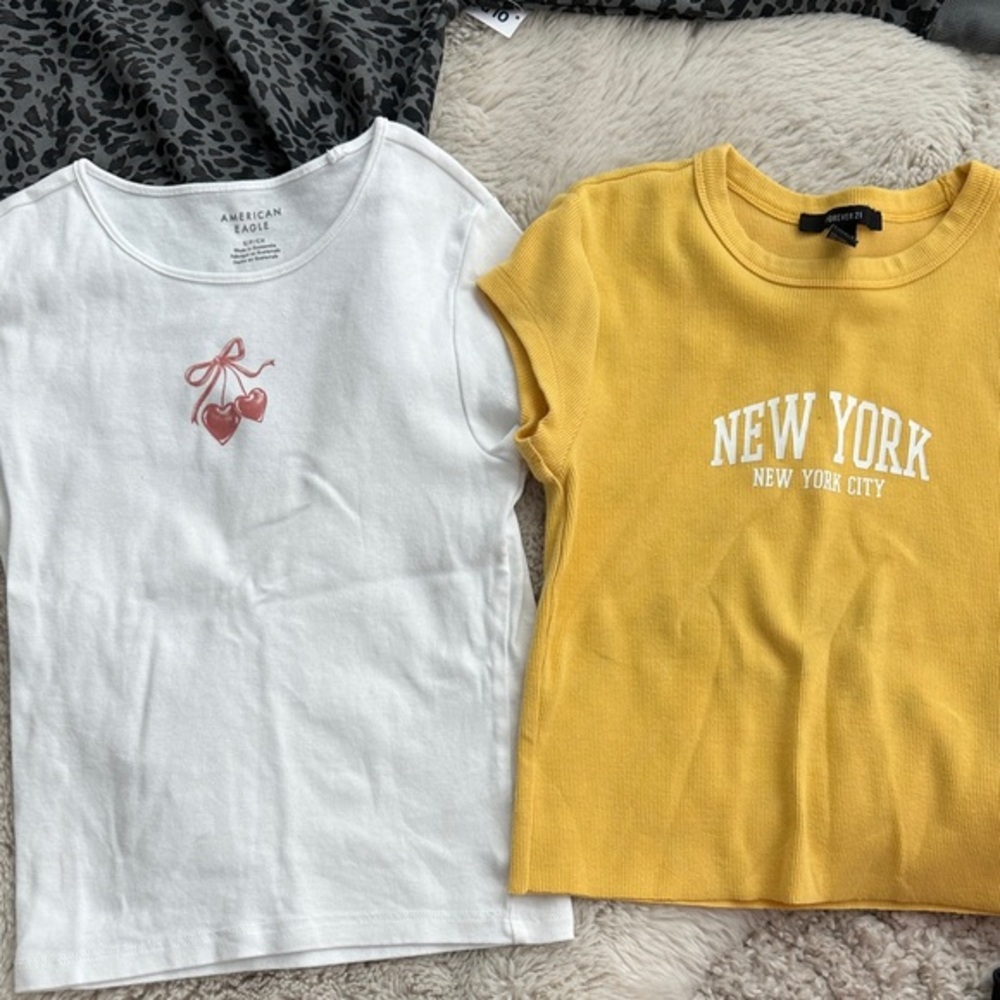 Forever 21 and American Eagle girls tops Small - Picture 1 of 5